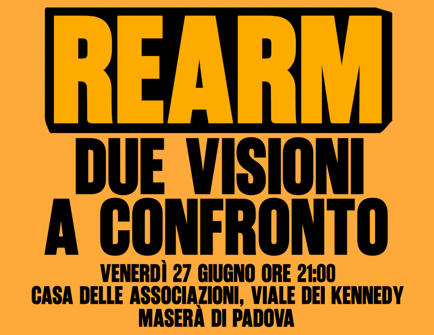ReArm - serata dibattito ven 27-06-2025