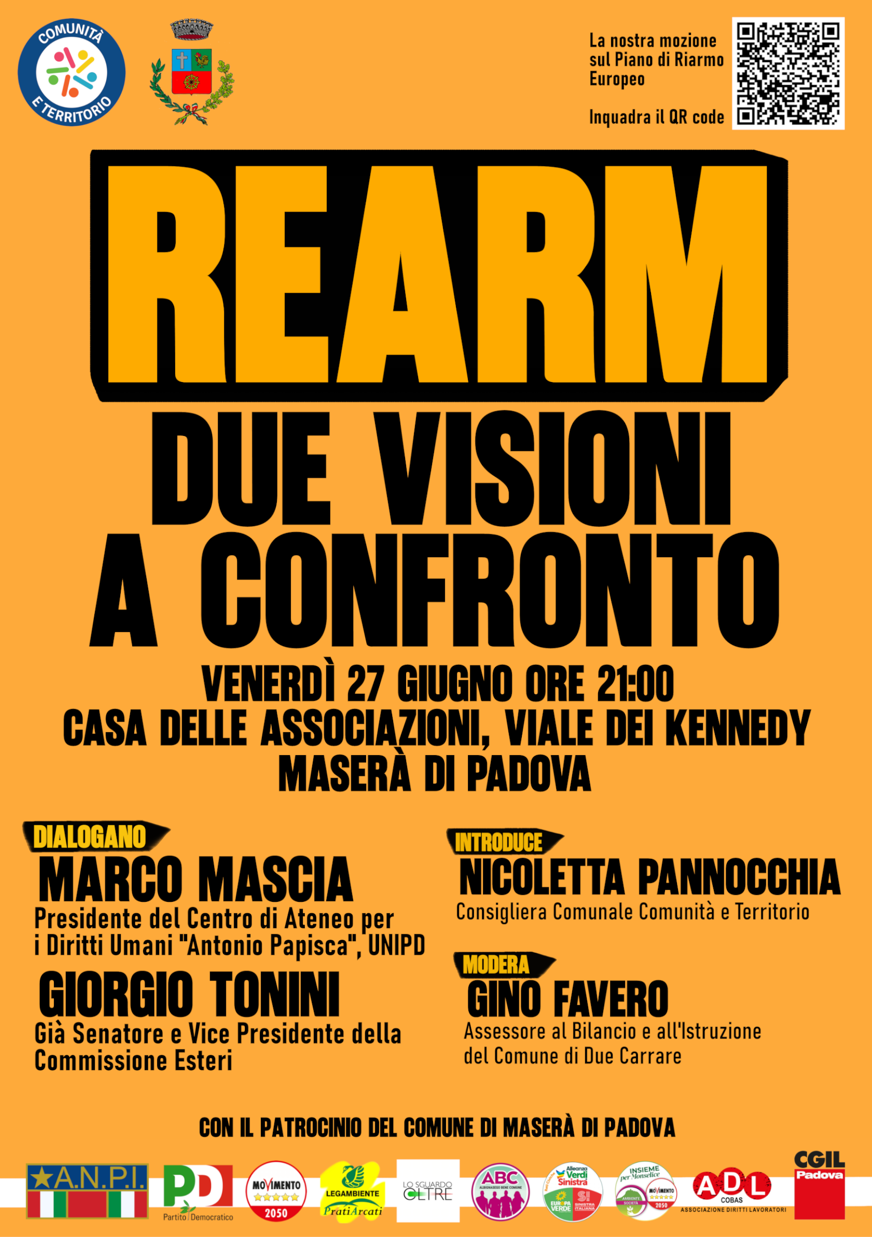 ReArm - serata dibattito ven 27-06-2025